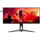 TFT 40" AOC AGON AG405UXC, WQHD, IPS, 144Гц, 1ms, 2xHDMI, DP, USB-C, USB-hub, HAS, чорний з червоним