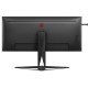 TFT 40" AOC AGON AG405UXC, WQHD, IPS, 144Гц, 1ms, 2xHDMI, DP, USB-C, USB-hub, HAS, чорний з червоним