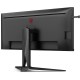 TFT 40" AOC AGON AG405UXC, WQHD, IPS, 144Гц, 1ms, 2xHDMI, DP, USB-C, USB-hub, HAS, чорний з червоним