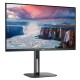 TFT 27" AOC Q27V5C/BK, QHD, IPS, 75Гц, 1 мс, HDMI, DP, USB-C, USB-hub, HAS, Pivot, колонки, чорний