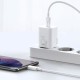 Зарядний пристрій 1xUSB 25W (USB-C) + Cable Type-C Білий  Baseus