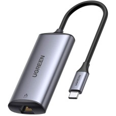 Перехідник USB 3.1 Type-C --> Ethernet RJ45 1000Mb CM275 cірий Ugreen