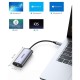 Перехідник USB 3.1 Type-C --> Ethernet RJ45 1000Mb CM275 cірий Ugreen