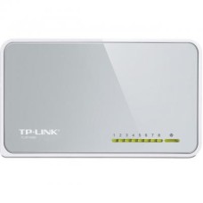 Комутатор TP-Link TL-SF1008D, 8-port 10/100M mini Desktop Switch, 8 10/100M RJ45 ports, Plastic case