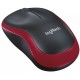 Мишка Logitech M185 бездротова, Red