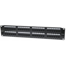 Патч-панель 19", 48xRJ45, UTP, Cat.5e, 2unit, Intellinet