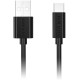 Кабель USB 2.0 AM-Type-C M, 1 м, 3.0A, (18W) PVC чорний Choetech