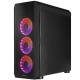 Корпус Chieftec SCORPION 4 GL-04B-UC-OP 4x120mm A-RGB, USB-C, ATX, без БЖ, Black