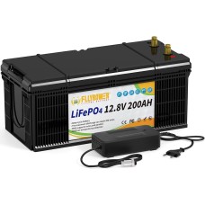 Акумулятор FlyPower LiFePO4 12V/200AH, 2560W*h (літій-залізо-фосфатний акумулятор для ДБЖ (UPS))