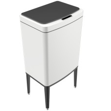 Сенсорне відро для сміття  на ногах 30 л Hengze Sensor Trash Can with Legs-30, інтелектуальне відкривання, білий, товари для дому