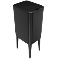 Сенсорное мусорное ведро на ногах 12 л Hengze Sensor Trash Can with Legs-12, интеллектуальное открывание, черный, товары для дома