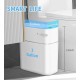 Сенсорне відро для сміття 15л Joybos Smart Sensor Trash Can, 29*16*34 см, інтелектуальне відкривання, з кришкою, білий, товари для дому