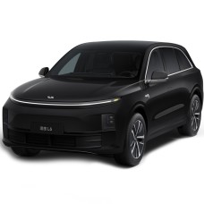 Гібридний автомобіль Li L6 Pro, Black Metallic, флагманський 6-місний сімейний позашляховик (Black Metallic, Black and white, 20&quot; Silver)