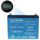 Акумулятор Dipower LiFePO4 12V/100AH ​​(1280W*h), з дисплеєм, Smart BMS, Bluetooth APP (літій-залізо-фосфатний аккумулятор для ІБП (UPS))