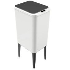 Сенсорное мусорное ведро на ногах 12 л Hengze Sensor Trash Can with Legs-12, интеллектуальное открывание, белый, товары для дома