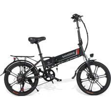 Електровелосипед SAMEBIKE 20LVXD30-II (350 Вт; 10 А/год; 48 В), колеса 20", з ручкою газу, чорний