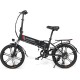 Электровелосипед SAMEBIKE 20LVXD30-II (350 Вт; 10 А/час; 48 В), колеса 20", с ручкой газа, черный