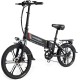 Электровелосипед SAMEBIKE 20LVXD30-II (350 Вт; 10 А/час; 48 В), колеса 20", с ручкой газа, черный