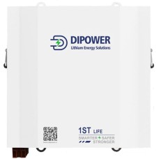 Акумулятор Dipower LiFePO4, Wall Mounted 24V/120AH, 2880W*h (літій-залізо-фосфатний акумулятор для ДБЖ (UPS))