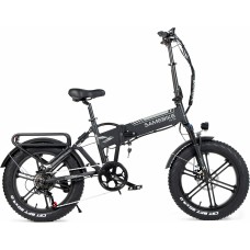 Електровелосипед фетбайк SAMEBIKE XWLX09 (500 Вт; 10 А/год; 48 В), колеса 20х4", з ручкою газу, чорний