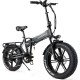 Электровелосипед фэтбайк SAMEBIKE XWLX09 (500 Вт; 10 А/час; 48 В), колеса 20х4", с ручкой газа, черный