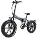 Электровелосипед фэтбайк SAMEBIKE XWLX09 (500 Вт; 10 А/час; 48 В), колеса 20х4", с ручкой газа, черный