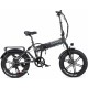 Электровелосипед фэтбайк SAMEBIKE XWLX09 (500 Вт; 10 А/час; 48 В), колеса 20х4", с ручкой газа, черный