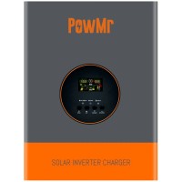 Гібридний інвертор Powmr POW-RELAB-10KE NEW 2024, 48 В, 10000 Вт (низькочастотний інвертор, безперебійник, UPS, ДБЖ)