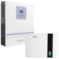 Комплект резервного питания Techfine GA-11048JMH, 48 В, 11000 Вт + Аккумулятор Enerlution LFPWall-5000 LiFePO4, 51,2 V 5220 W*h