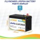 Аккумулятор FlyPower LiFePO4 12V/300AH, 3840W*h (литий-железо-фосфатный аккумулятор для ИБП (UPS))