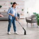 Електрична щітка для прибирання Super Electric CLE Cleaning Brush, набір 8 в 1, чорна, товари для дому