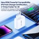 Мережевий зарядний пристрій Remax Dofon Series GaN Charger 65W RP-U100 (2Type-C+1USB), білий