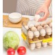 Контейнер для яиц Idea Egg Holder на 24 яйца, 32,5х22,5х9 см (с таймером свежести и двойным дном для слива), серый, товары для дома