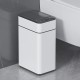 Сенсорное мусорное ведро 50 л Yiwei Sensor Trash Bin-50, двойное открывание, нержавеющая сталь, белый, товары для дома