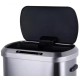 Сенсорное мусорное ведро 50 л Aemaxx Sensor Trash Can-50, интеллектуальное открывание, сатиновая нержавеющая сталь, товары для дома