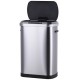 Сенсорное мусорное ведро 50 л Aemaxx Sensor Trash Can-50, интеллектуальное открывание, сатиновая нержавеющая сталь, товары для дома