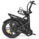 Электровелосипед Samebike C05 Pro (500 Вт, 15 А*ч, 36 В), колеса 20", с ручкой газа, черный