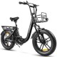 Электровелосипед Samebike C05 Pro (500 Вт, 15 А*ч, 36 В), колеса 20", с ручкой газа, черный