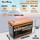 Акумулятор Cloud Energy LiFePO4 12V/200AH, 2560W*h, 100А (з дисплеєм, літій-залізо-фосфатний акумулятор для ДБЖ (UPS))