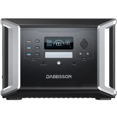 Зарядна станція Dabbsson DBS1400Pro, 2400 Вт, 1382 Вт*год (Bluetooth APP, електростанція для дому, UPS, ДБЖ)