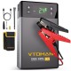 Пускозарядний пристрій Vtoman X1, 44,4Wh, 400A/2500A, 8,5L/6.0L (Jump Starter, бустер для авто, повербанк, насос), сірий