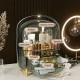 Органайзер для помады и косметики Union Group Golden Belleza with LED, 29х19х38 см, в винтажном стиле зеленого цвета, товары для дома