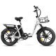 Електровелосипед Samebike C05 Pro (500 Вт, 15 А*год, 36 В), колеса 20", з ручкою газу, білий