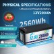 Акумулятор HRBEEnergy LiFePO4 12V/200AH (2400W*h) (літій-залізо-фосфатний акумулятор для ДБЖ (UPS))