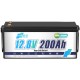 Акумулятор HRBEEnergy LiFePO4 12V/200AH (2400W*h) (літій-залізо-фосфатний акумулятор для ДБЖ (UPS))