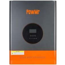 Гібридний інвертор Powmr POW-RELAB-5KE NEW 2024, 48 В, 5000 Вт (низькочастотний інвертор, безперебійник, UPS, ДБЖ)