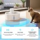 Автоматична поїлка Petwant W-4 Pet Water Fountain, 2.5 л, з таймером, тихий автоматичний фонтанчик, інфрачервоний датчик, 3 режими потоку, для тварин