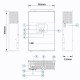 Комплект резервного живлення Daxtromn SC-HF-3500, 24 В, 80 А, 3500 Вт + 2х Акумулятора GoKwt LiFePO4 12V/100AH (1280W*h), з дисплеєм