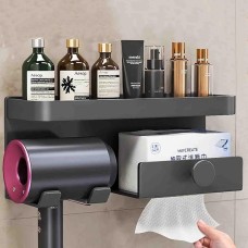 Держатель для фена Dyson от Joybos Hair Dryer Shelf настенный, без сверления, черный, товары для дома