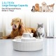 Автоматическая керамическая поилка Petwant PWC-101 Ceramic Pet Water Fountain, 2,1 л, тихий автоматический фонтанчик, диспенсер воды, для животных